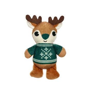 Blød lille julebamse - 17 cm - flere farver